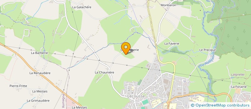 localisation de l'entreprise JTM  LECOUSSE