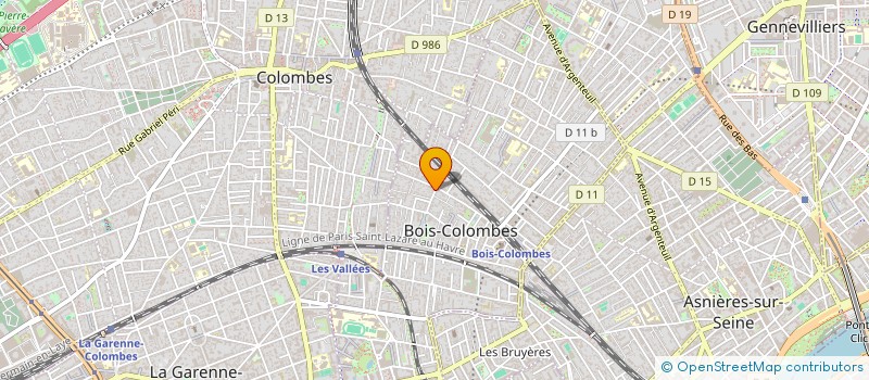 localisation de l'entreprise JTM BESANCON à BOIS-COLOMBES