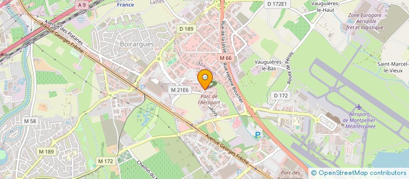 localisation de l'entreprise JTM CREATION à PEROLS