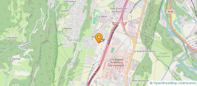 localisation de l'entreprise JTM EVENEMENTS  VARCES-ALLIERES-ET-RISSET