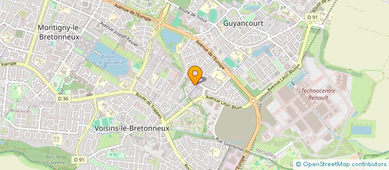 localisation de l'entreprise JTM EXPERT à VOISINS-LE-BRETONNEUX