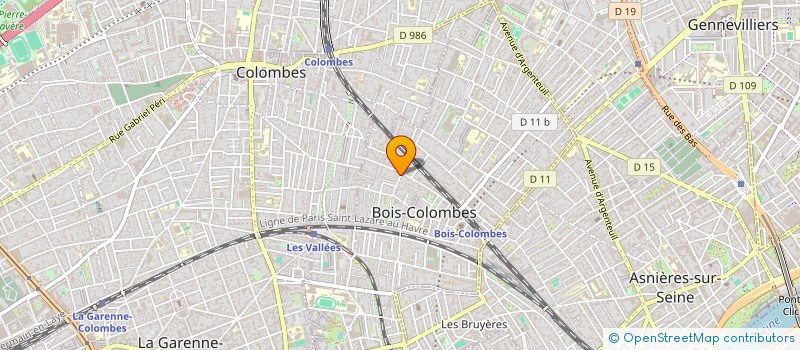 localisation de l'entreprise JTM-GERALDY à BOIS-COLOMBES