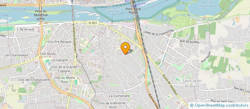 localisation de l'entreprise JTM HABITAT  SAINT-JEAN-LE-BLANC