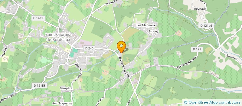 localisation de l'entreprise JTM IMMO  SAINT-CAPRAIS-DE-BORDEAUX