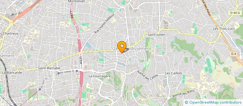 localisation de l'entreprise JTM PAYSAGES à MARSEILLE