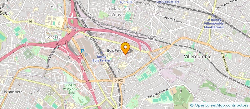 localisation de l'entreprise JTMAK MULTISERVICES SARL à ROSNY-SOUS-BOIS