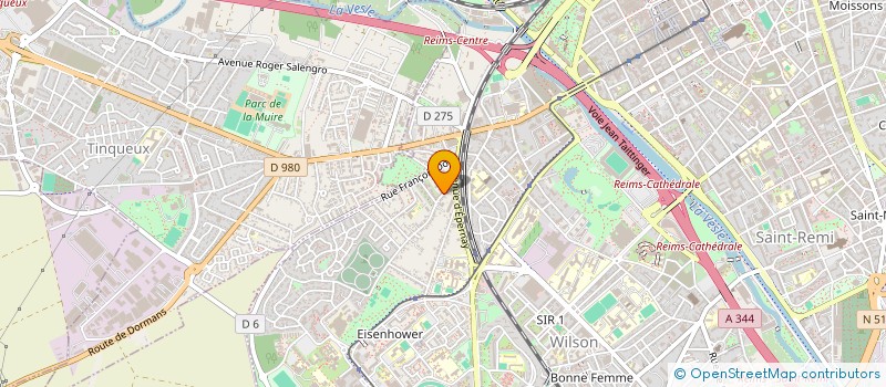 localisation de l'entreprise JTMG  REIMS