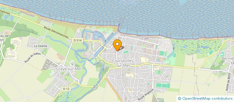 localisation de l'entreprise JTMT à COURSEULLES-SUR-MER