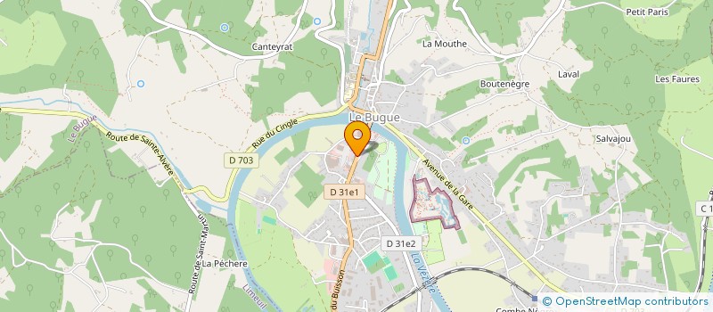 localisation de l'entreprise JTNB  LE BUGUE