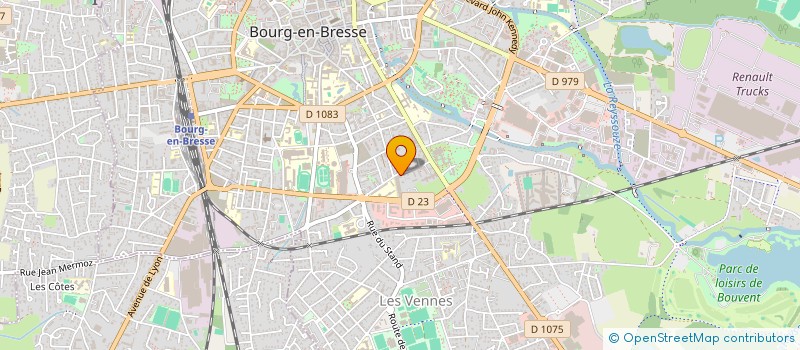 localisation de l'entreprise JTNH à BOURG-EN-BRESSE