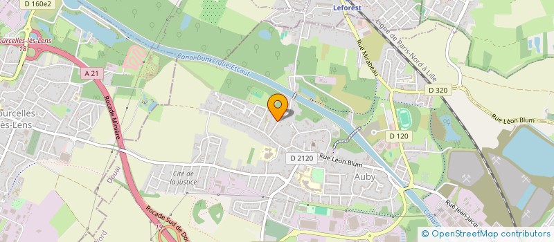 localisation de l'entreprise JTOF  AUBY