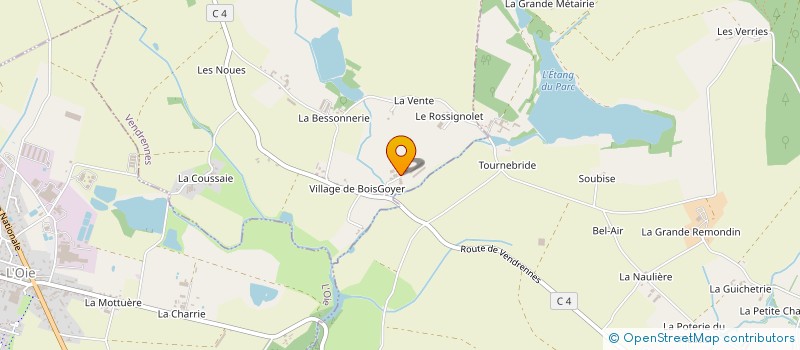 localisation de l'entreprise JTOMELI  VENDRENNES