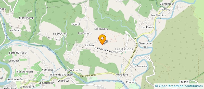 localisation de l'entreprise JTP à LES ASSIONS
