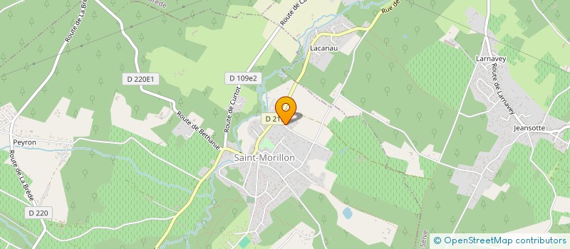 localisation de l'entreprise JTP  SAINT-MORILLON