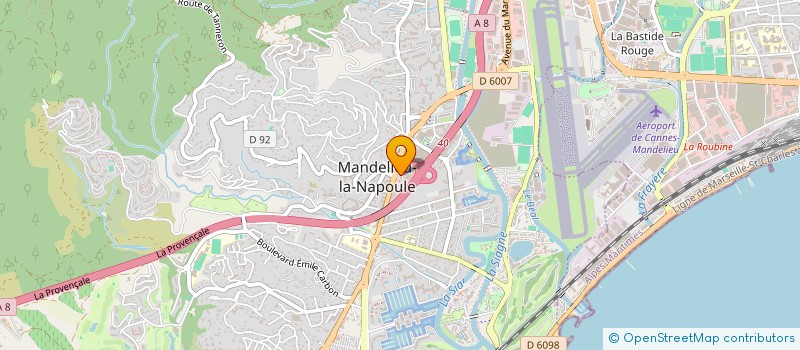 localisation de l'entreprise JTRK  MANDELIEU-LA-NAPOULE