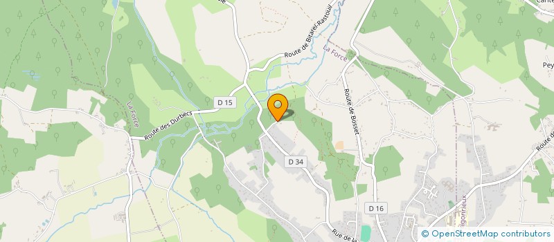 localisation de l'entreprise JTRM  LA FORCE