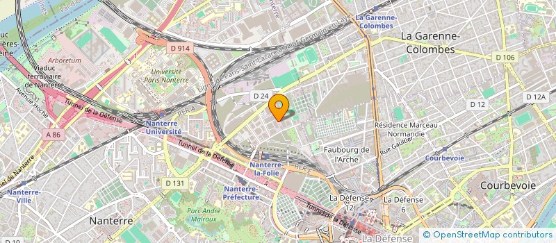 localisation de l'entreprise JTRS à NANTERRE