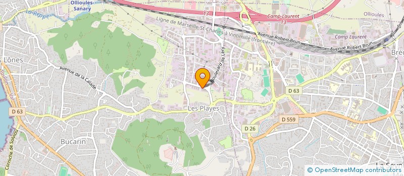 localisation de l'entreprise JTS à SIX-FOURS-LES-PLAGES