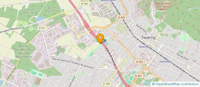 localisation de l'entreprise JTS  TAVERNY