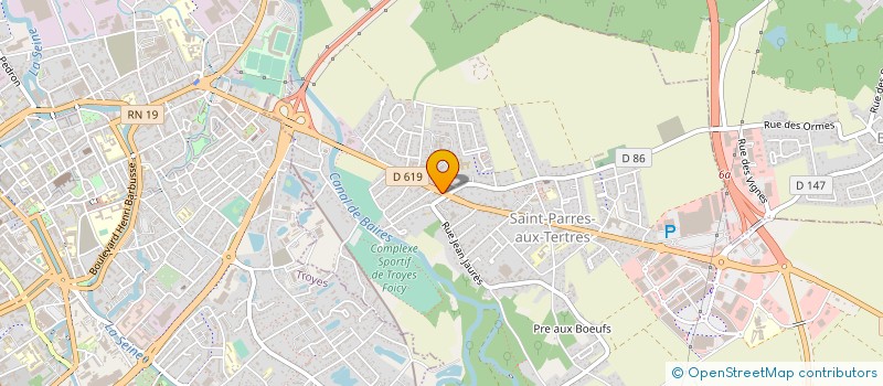 localisation de l'entreprise JTS PROMOTION à SAINT-PARRES-AUX-TERTRES