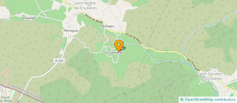 localisation de l'entreprise JTS SOLUTIONS  SAINT-ANDRE-DE-CRUZIERES