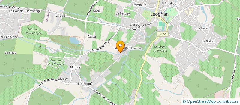 localisation de l'entreprise JTSJ  LEOGNAN