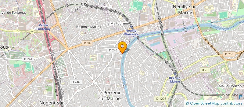 localisation de l'entreprise JTT à LE PERREUX-SUR-MARNE