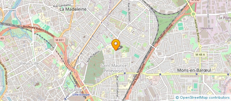 localisation de l'entreprise JTV IMMOBILIER à LILLE