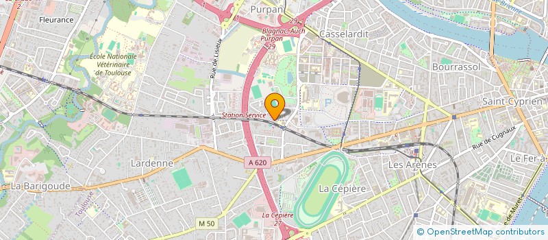 localisation de l'entreprise JTX à TOULOUSE
