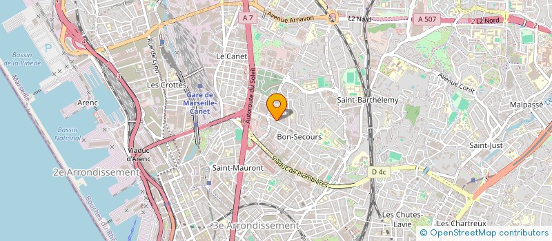 localisation de l'entreprise JU AN JO à MARSEILLE