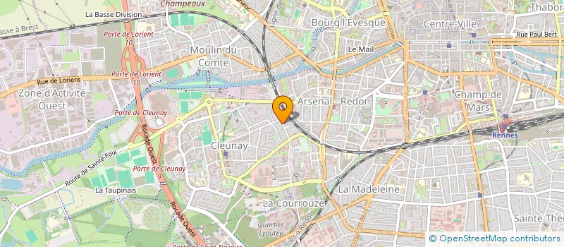 localisation de l'entreprise JU & CHA à RENNES