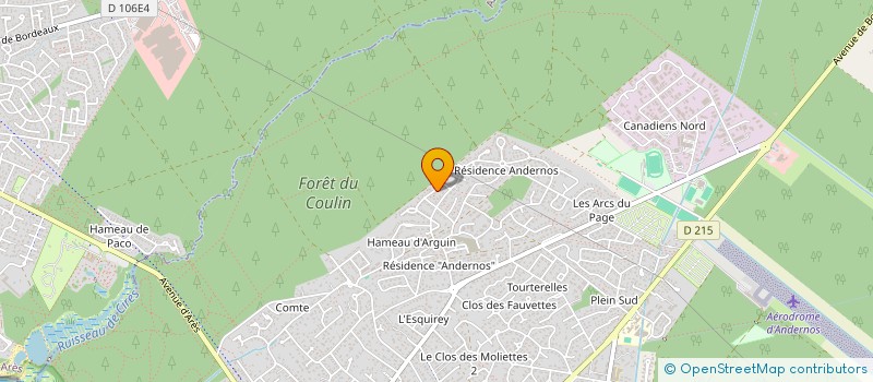 localisation de l'entreprise JU & DREY  ANDERNOS-LES-BAINS