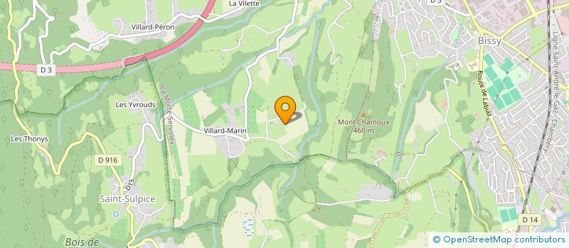 localisation de l'entreprise JU'ELEC  LA MOTTE-SERVOLEX