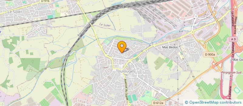 localisation de l'entreprise JU.FF  TOULOUGES