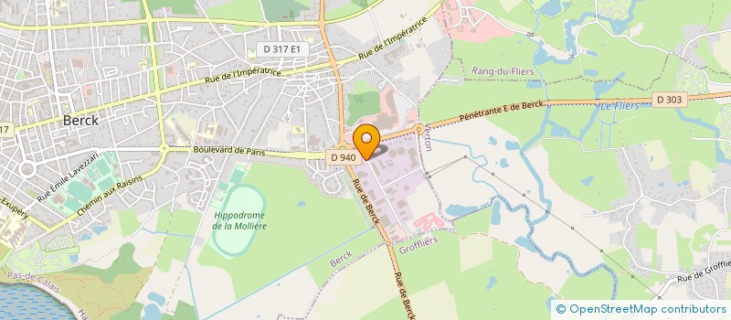 localisation de l'entreprise JU FU YUAN à BERCK