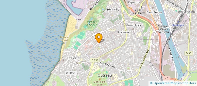 localisation de l'entreprise JU-JITSU CLUB PORTELOIS  LE PORTEL