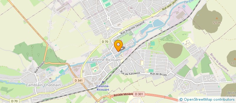 localisation de l'entreprise JU-JITSU TRADITIONNEL HOUDINOIS  CALONNE-RICOUART