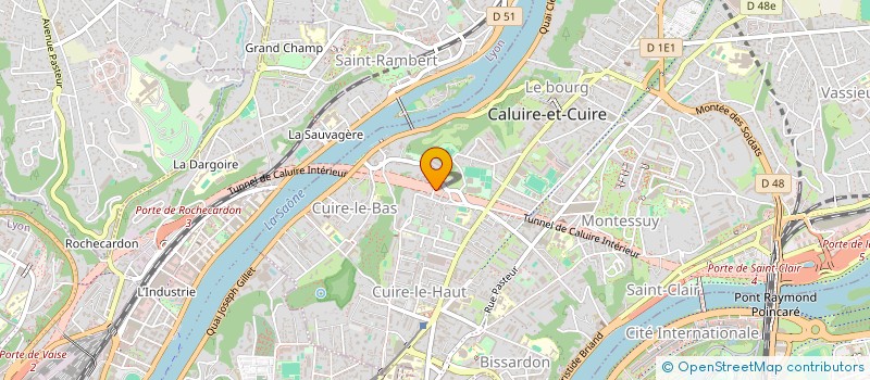 localisation de l'entreprise JU&JO  CALUIRE-ET-CUIRE