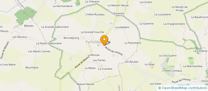localisation de l'entreprise JU&JU à PARFONDEVAL