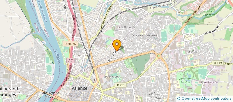 localisation de l'entreprise JU-JUTSU TRADITIONNEL VALENTINOIS  VALENCE