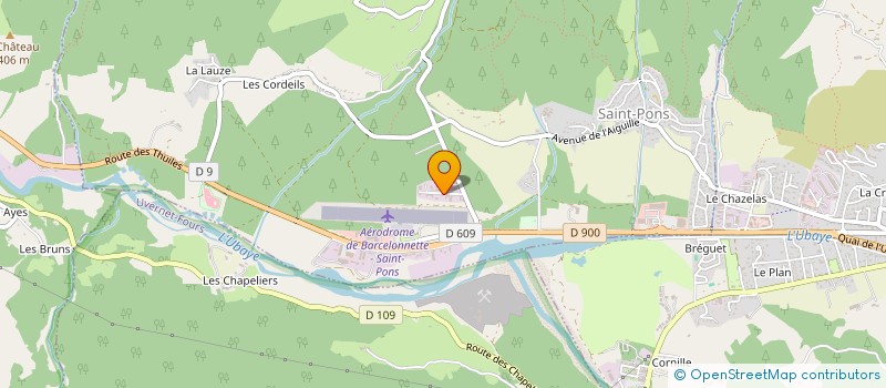 localisation de l'entreprise JU'LAU  SAINT-PONS