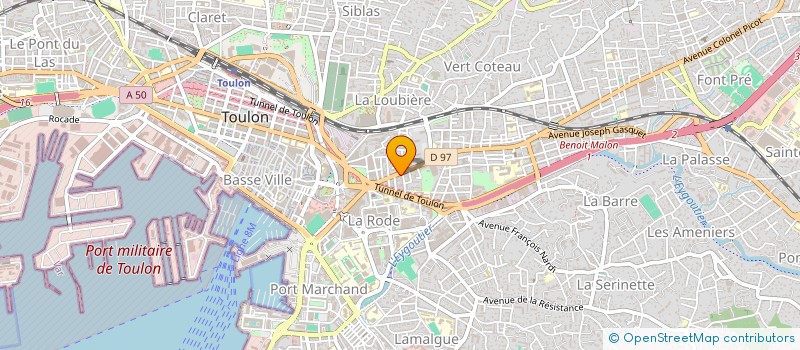 localisation de l'entreprise JU.LO.AN  TOULON