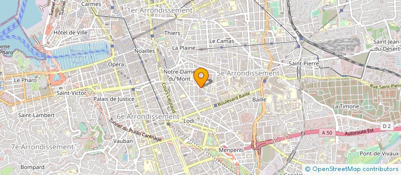 localisation de l'entreprise JU&STE 4 à MARSEILLE