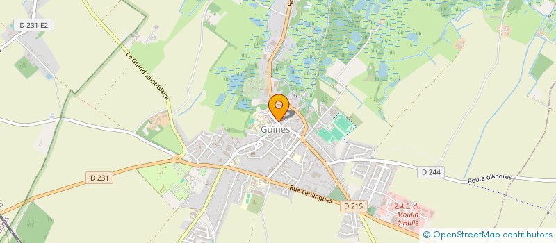 localisation de l'entreprise JU-WILL  GUINES