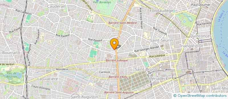 localisation de l'entreprise JU2POM  BORDEAUX