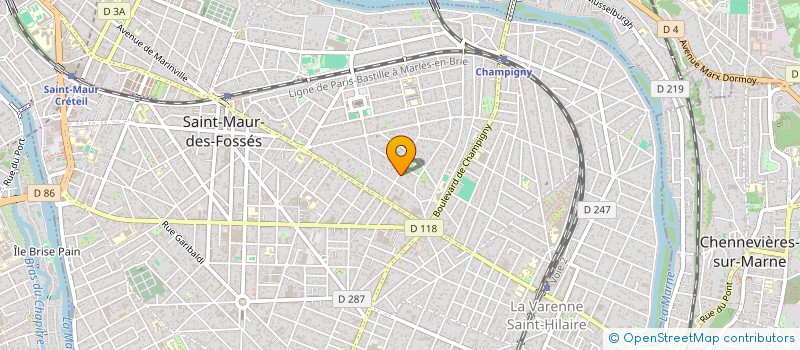 localisation de l'entreprise JU2VAL à SAINT-MAUR-DES-FOSSES