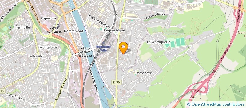 localisation de l'entreprise JUADJEAL à BOULOGNE-SUR-MER