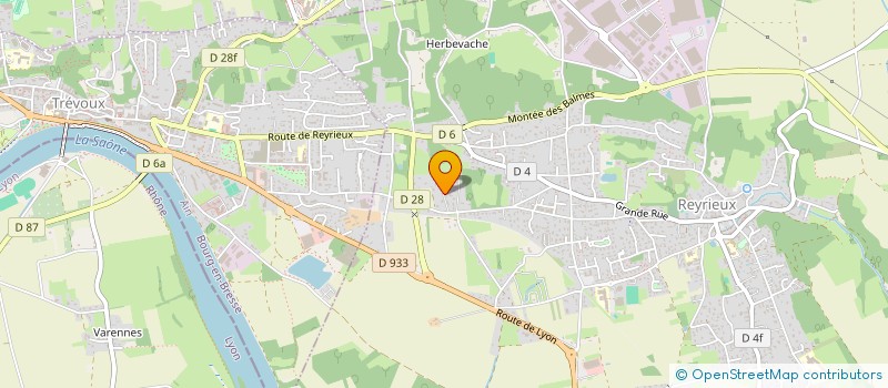 localisation de l'entreprise << JUAL >> à REYRIEUX