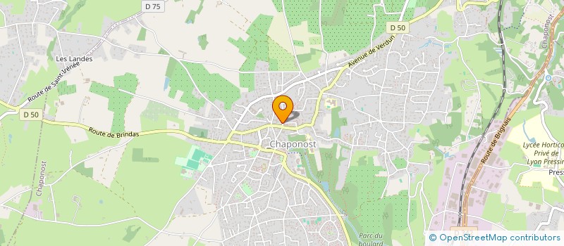 localisation de l'entreprise JUAL  CHAPONOST