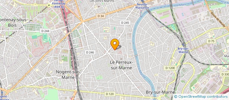 localisation de l'entreprise JUALEX  LE PERREUX-SUR-MARNE